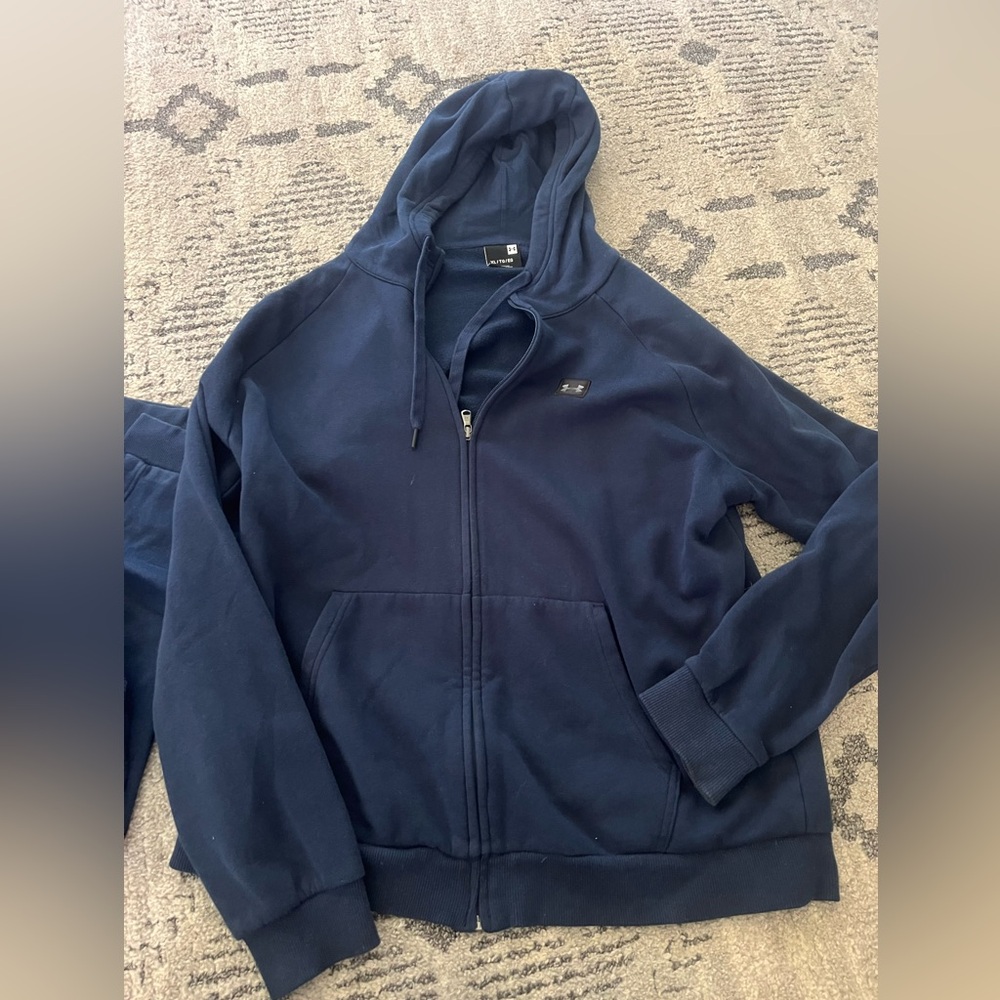 Under Armour Navy Blue Sweatsuit